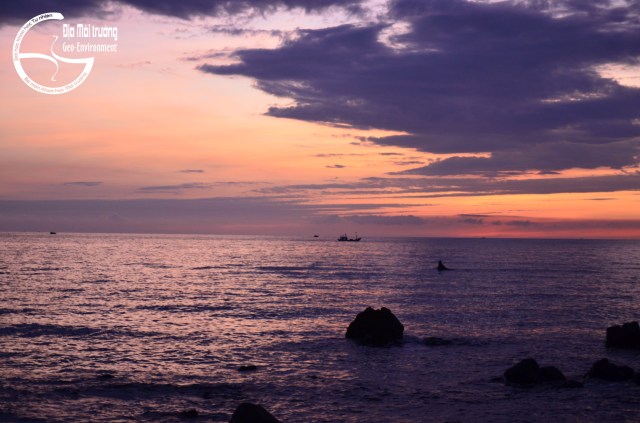 Bình minh trên biển cù lao Ré