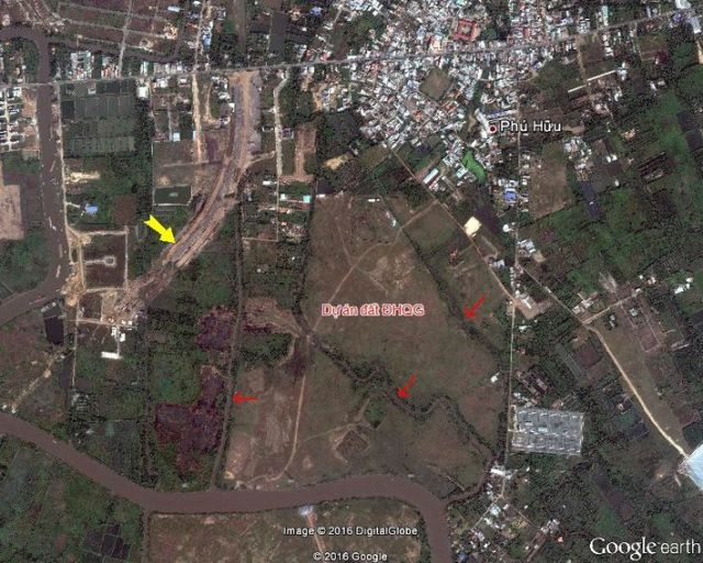 Hình 4. Đất khu dự án vào năm 2010