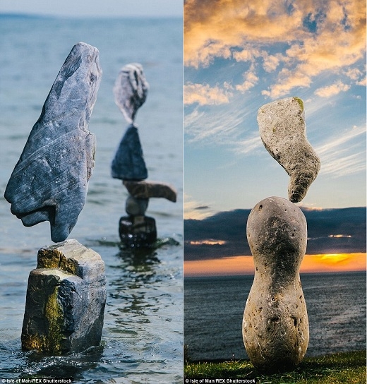 Adrian mô tả những tác phẩm của mình như là nghệ thuật của sự tập trung về mặt cảm xúc, từ những cảm nhận về trọng lực để đảm bảo sự cân bằng hoàn hảo đến việc cảm giác am hiểu một nơi để sắp đặt đá cho hài hòa với khung cảnh xung quanh.