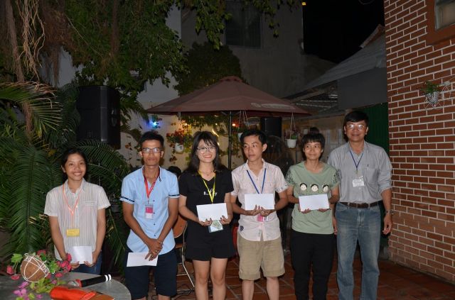 Nhận giải leo núi