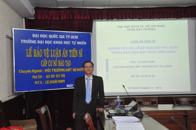 Lê Hoài Nam bảo vệ luận án